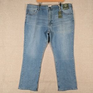 Mutual Weave Mens The Athletic Tapered Leg Jeans Light Wash 44x30 NWT 581-0809